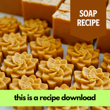 Load image into Gallery viewer, Face Soap Base Recipe + SEVEN Variations! Beginner Friendly (RECIPE ONLY!)
