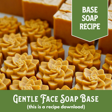 Load image into Gallery viewer, Face Soap Base Recipe + SEVEN Variations! Beginner Friendly (RECIPE ONLY!)