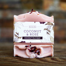 Load image into Gallery viewer, Coconut & Rose, Main Product Line Soap Recipe, Beginner/Intermediate (RECIPE ONLY!)
