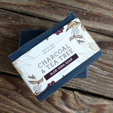 Load image into Gallery viewer, Charcoal & Tea Tree Face Soap, Main Product Line, Beginner Friendly (RECIPE ONLY!)
