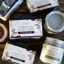 Load image into Gallery viewer, Charcoal & Tea Tree Face Soap, Main Product Line, Beginner Friendly (RECIPE ONLY!)