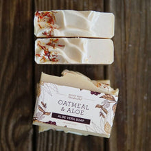 Load image into Gallery viewer, Oatmeal & Aloe Soap with Avocado Butter (unscented)