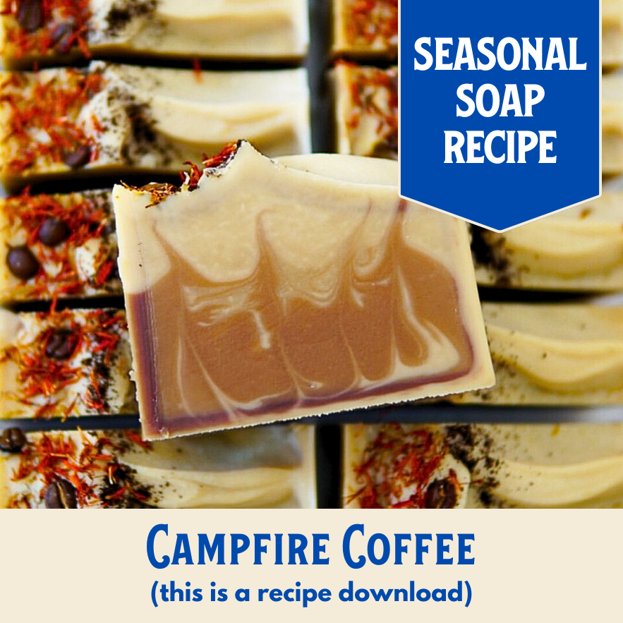 Campfire Coffee Soap Recipe, Intermediate (RECIPE ONLY!)