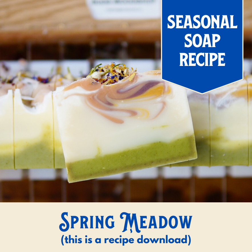 Spring Meadow Soap Recipe, Intermediate/Advanced (RECIPE ONLY!) – Muddy ...