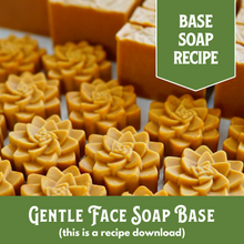 Load image into Gallery viewer, Face Soap Base Recipe + SEVEN Variations! Beginner Friendly (RECIPE ONLY!)
