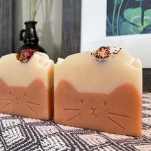 Load image into Gallery viewer, Chunky Cat Soaps - LARGE Bars - Mint or Rose
