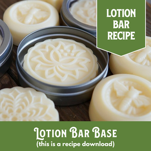 Lotion Bar Base Recipe + THREE Variations! Beginner Friendly (RECIPE ONLY!)