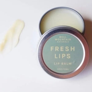 Fresh Lips, All Natural Lip Balm in Tin, Peppermint