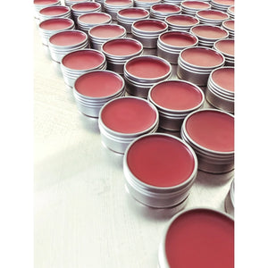 Rogue Rouge, All Natural Lip Balm in Tin, Light Rose Scent