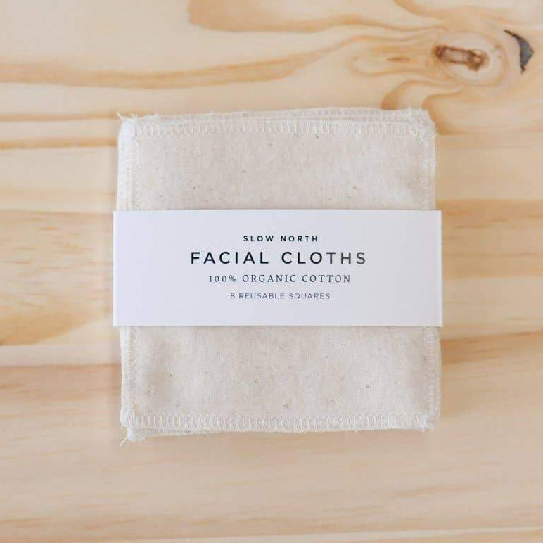 Set of 8 Reusable Facial Cloths