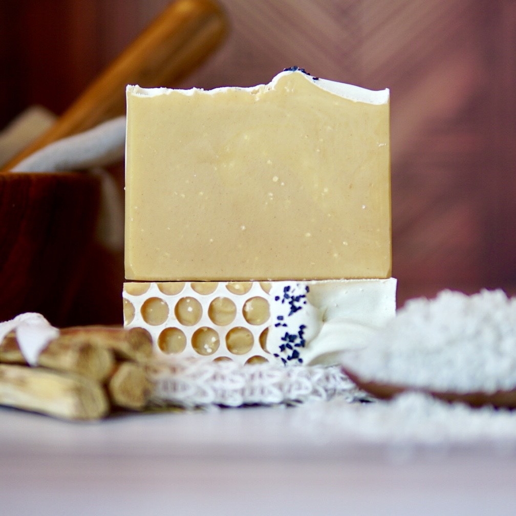 Salted Honey Soap, Soap of the Month, July 2023