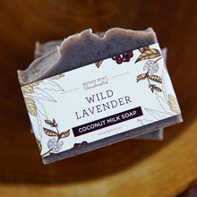 Load image into Gallery viewer, Wild Lavender Soap: Exfoliating, Natural, Palm Free, Vegan
