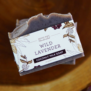 Wild Lavender Soap: Exfoliating, Natural, Palm Free, Vegan