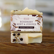Load image into Gallery viewer, Rosemary Mint &amp; Juniper Soap
