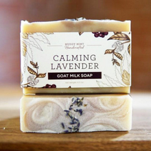 Load image into Gallery viewer, Calming Lavender Goat Milk Soap, Natural, Palm Free
