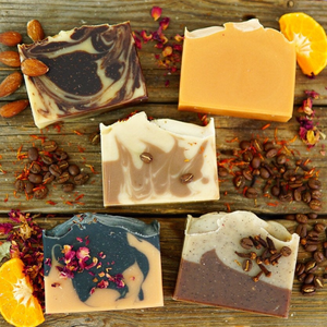 Coffee & Clove Soap, Exfoliating Coffee Soap, Natural, Palm Free, Vegan