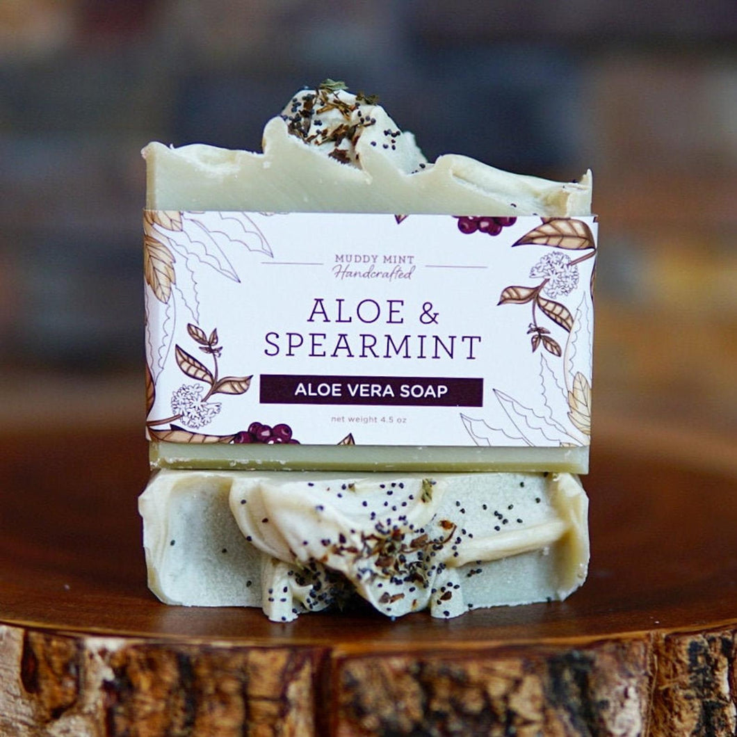Aloe & Spearmint Soap with Avocado Butter