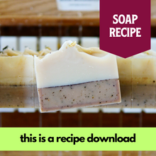 Load image into Gallery viewer, Spicy Chai Soap Recipe, Intermediate/Advanced (RECIPE ONLY!)
